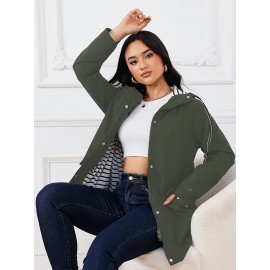 Large Size Women's Windbreaker Jacket, Suitable For Autumn And Winter, Comfortable And Fashionable, Outdoor Sports And Daily Wear