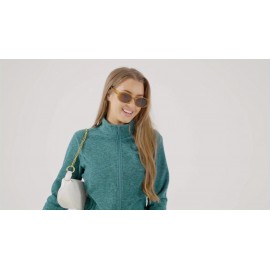 Women's Plus Size Fleece Jacket Full Zip Stand Collar Casual Jacket Autumn And Winter Warm Coat Lightweight Soft Comfort Jacket 2 Zipper Pockets Daily Travel Wear Commute Office To School Home Outdoor Recreation Activities Large Size Fleece Jacket