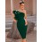 Sophisticated One Shoulder Bodycon Dress - Vibrant Solid Color, Chic Design, Perfect for Formal Occasions, Weddings, and Special Events - Ideal for Ladies, Girls, and Female Fashion Enthusiasts, Womens Clothing
