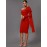 Women's Fashion Sexy Temperament Elegant Tight One Shoulder Long Sleeve Mid-Length Bandage Dress Party Cocktail Evening Dress